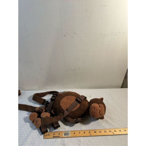 Gold bug plush monkey toddler safety leash - Picture 2 of 6